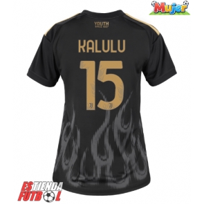 Juventus Pierre Kalulu #15 Tercera Equipación Mujer 2026-27 Manga Corta